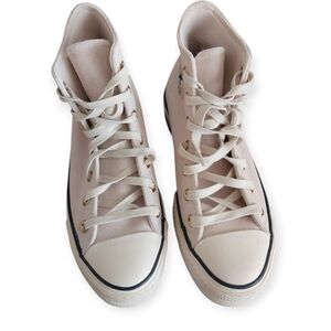Converse Chuck Taylor All Star High Top Blush Pink Leather Women’s Size 8 EU 39